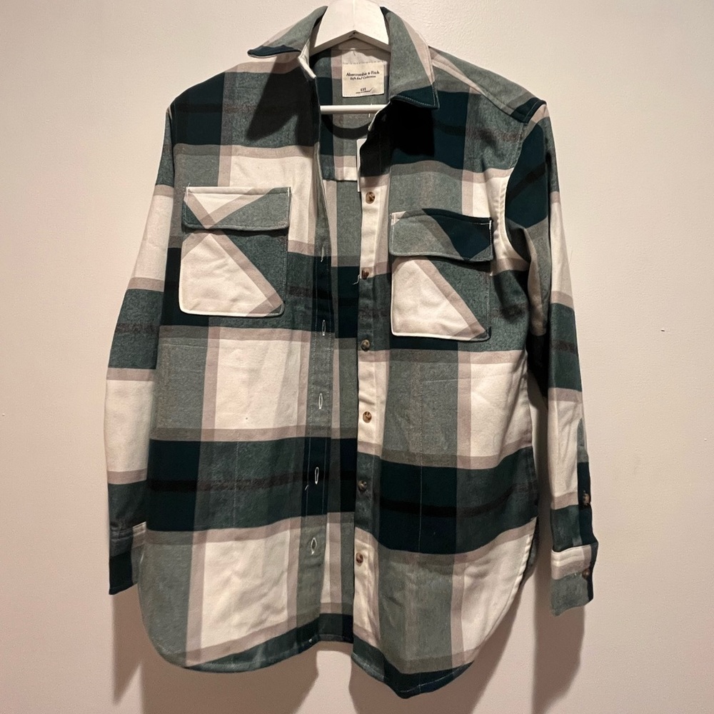 Abercrombie and fitch (rare find) flannel! New with tags! NEVER WORN